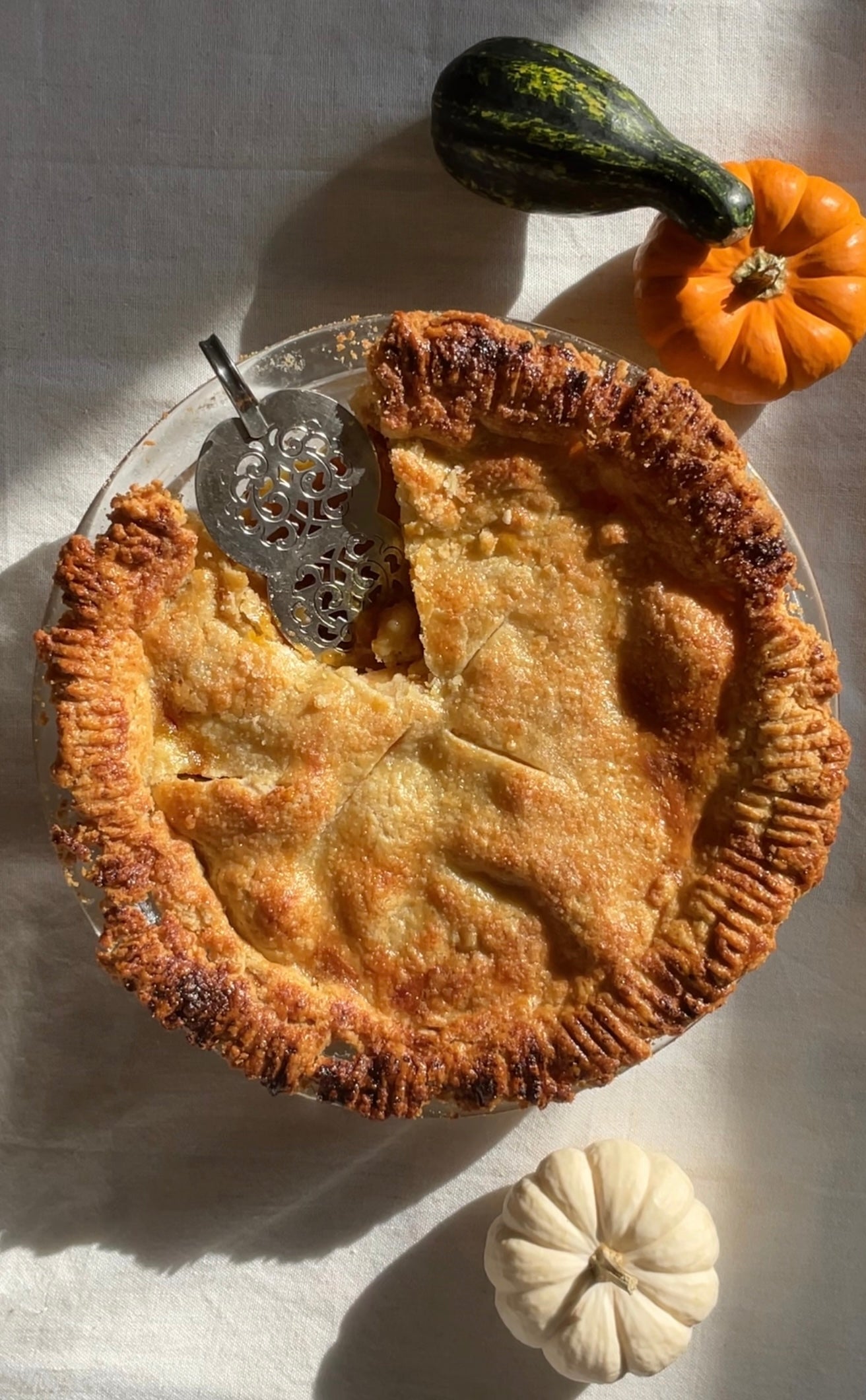 Saffron Apple Pie