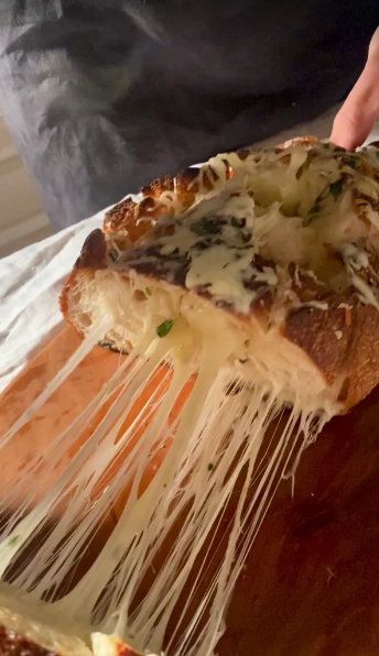Best every cheesy pull apart garlic bread