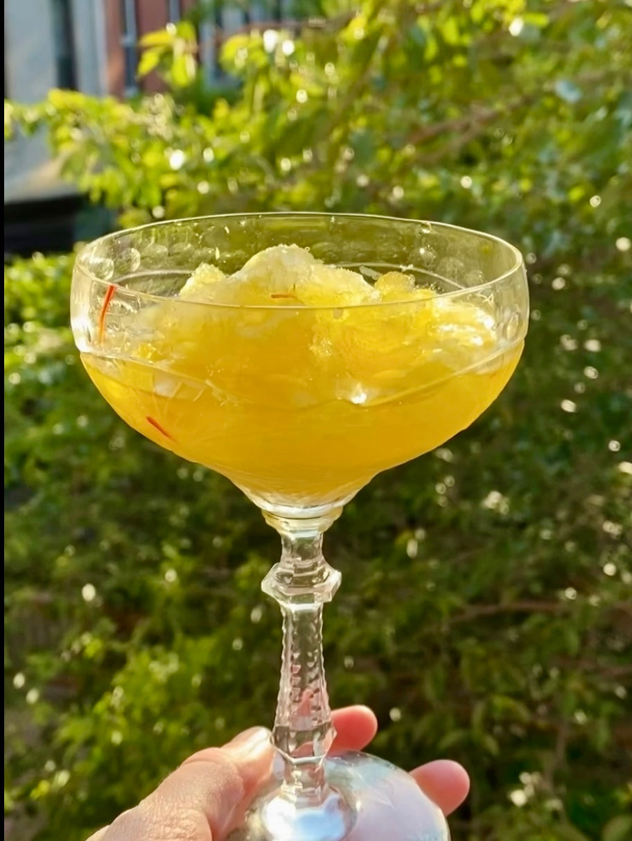 Frozen Saffron Prosecco