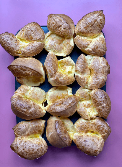 Saffron Popovers