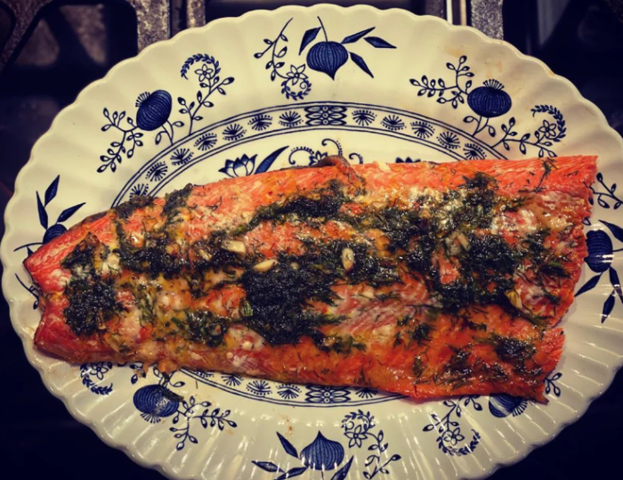 saffron dill maple salmon recipe lemonfair vermont saffron