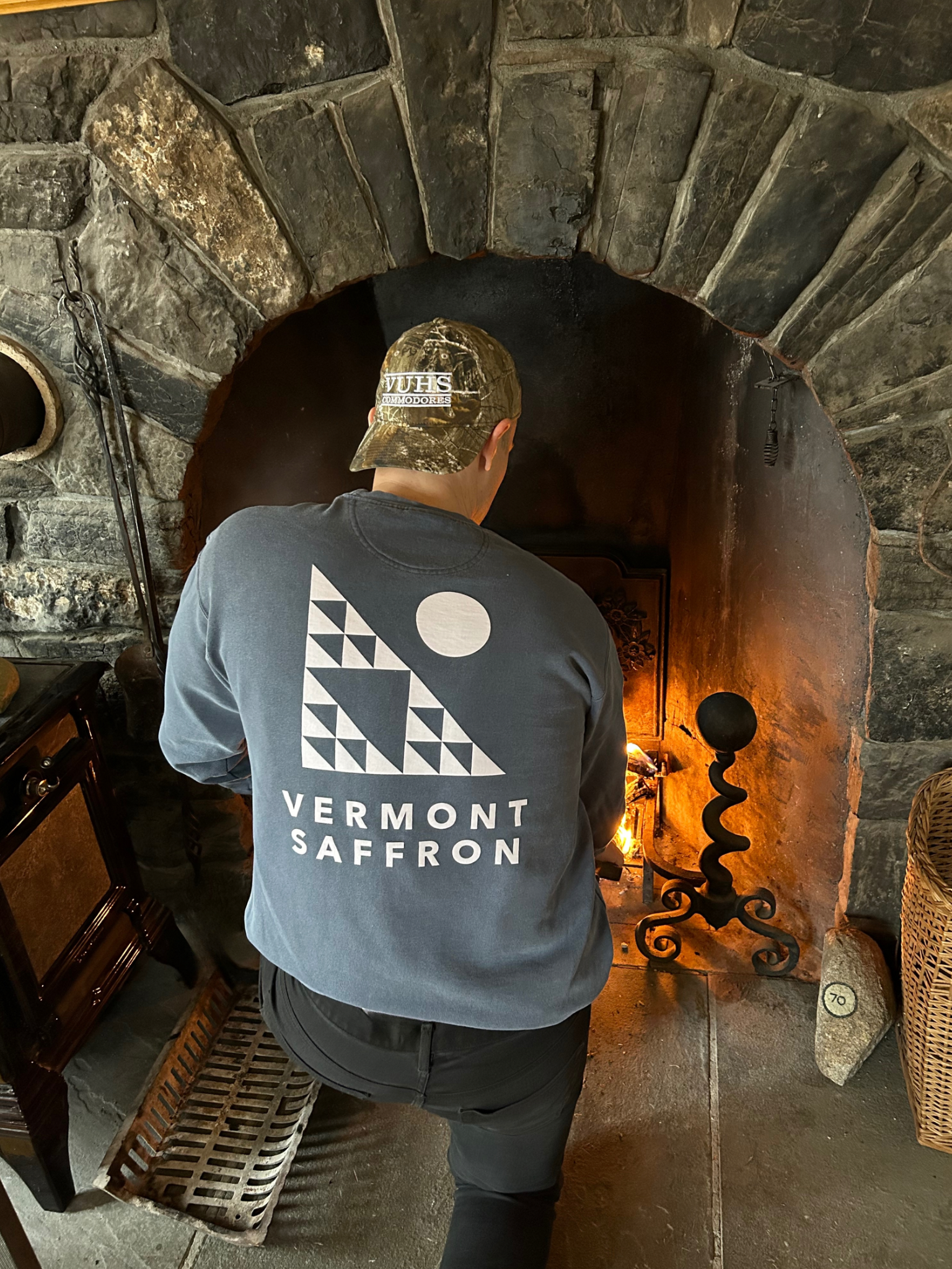 Vermont Saffron Crewneck Sweatshirt