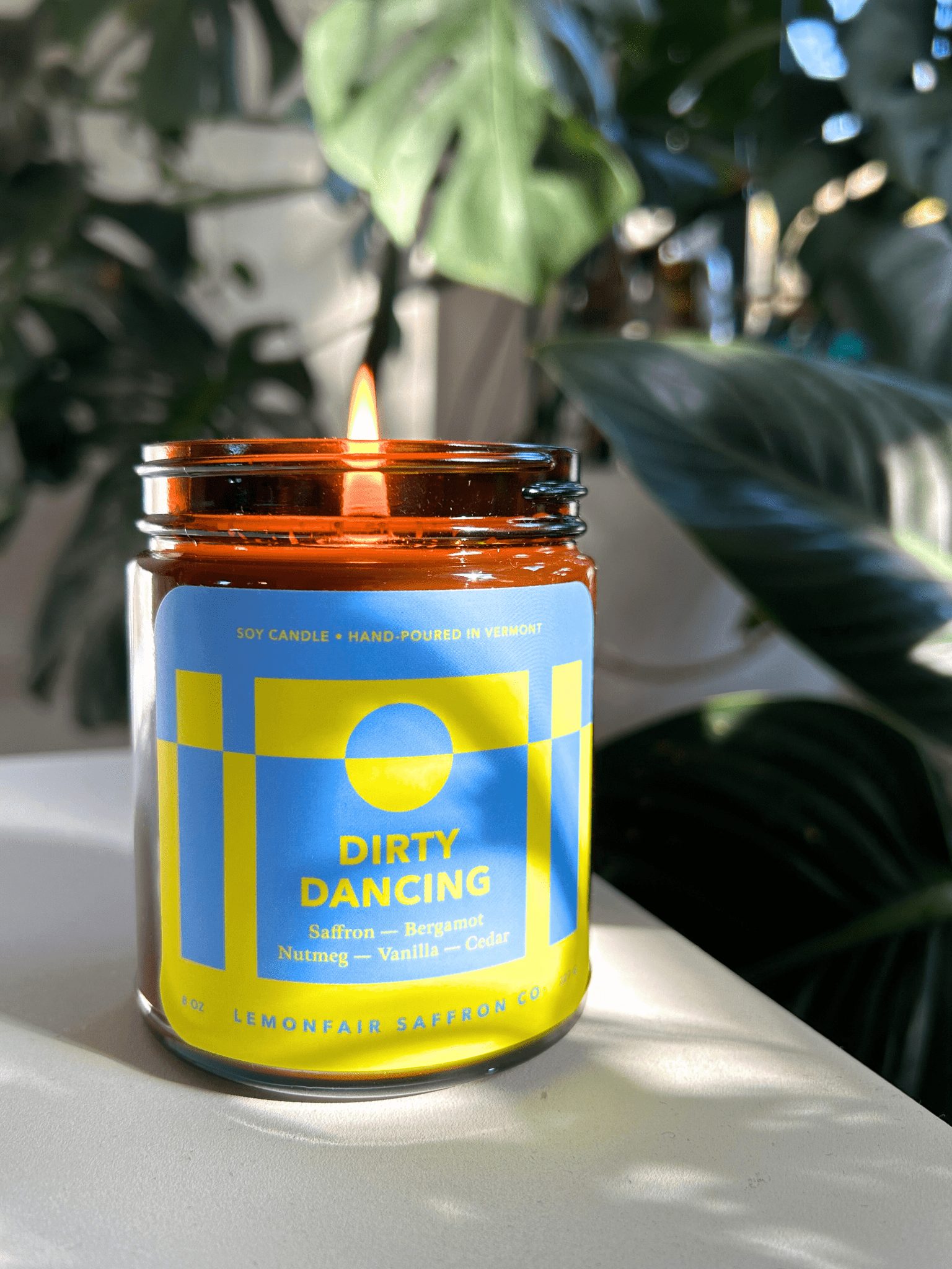 Hand-Poured Vermont, non-toxic candle - Lemonfair Saffron Co.