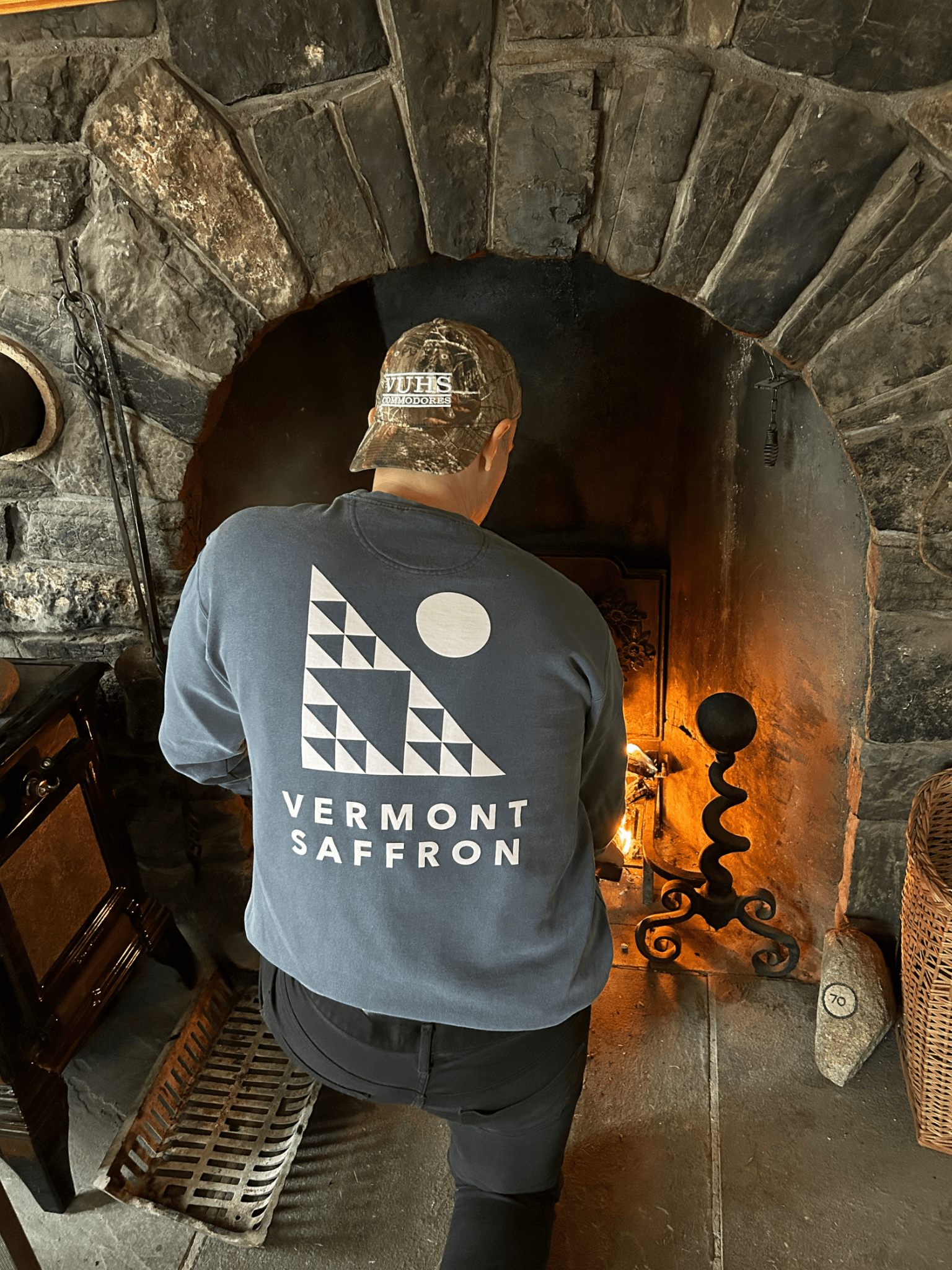 Vermont Saffron Crewneck Sweatshirt - Lemonfair Saffron Co.